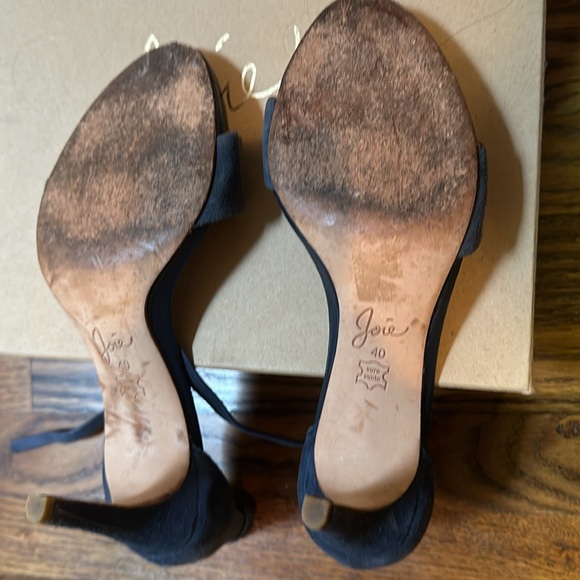 Joie blue suede ankle strap high heel sandals size 40 / size 10 - Picture 5 of 6